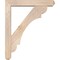 Ekena Millwork Olympic Craftsman Smooth Bracket w/ Offset Brace, Douglas Fir, 5 1/2"W x 30"D x 36"H BKT0604X30X36OLY04SDF - alternate 4
